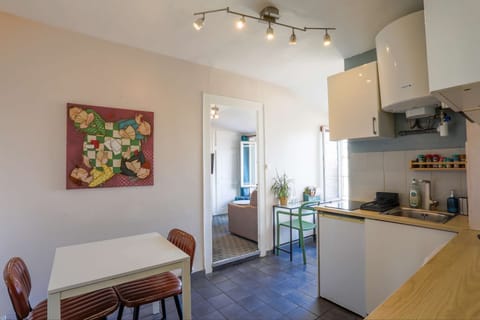 The apartment is small but cosy