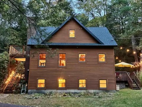 Front of the house, 3 stories total