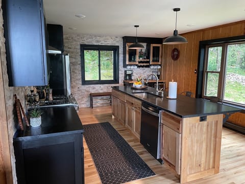 Kitchen with views on 3 sides