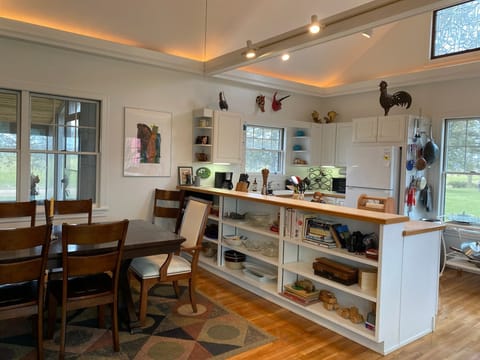Kitchen and dining area