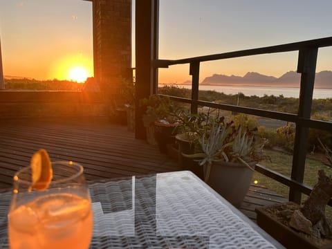 Stunning sunsets from the deck