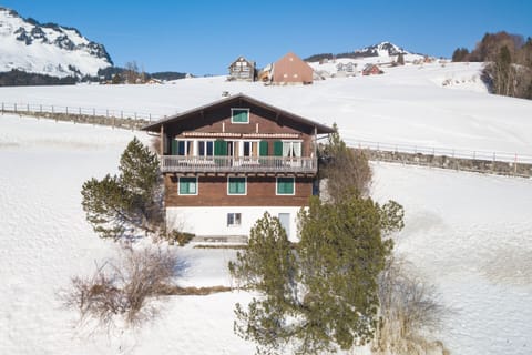 View of the house in winter
