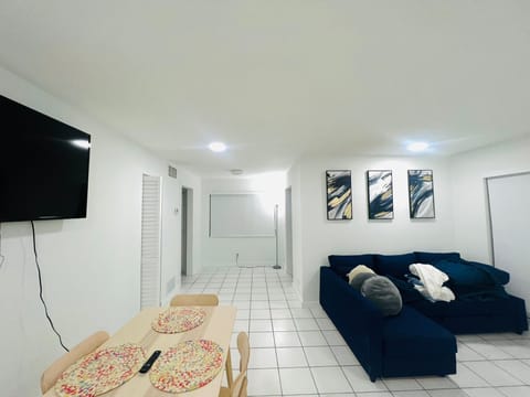 Dining and living room