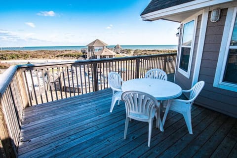 Large private deck with sound and ocean views