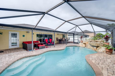 Cape Coral Vacation Rental | 3BR | 2BA | 1,272 Sq Ft | Step Required