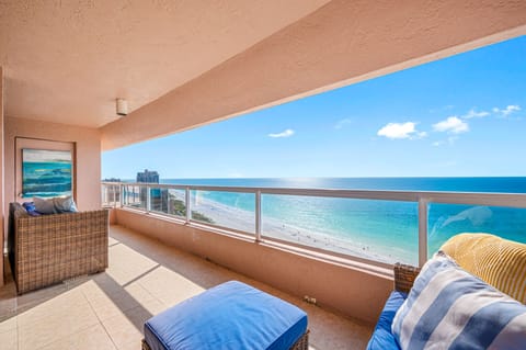 Balcony Facing the Gulf with Beautiful Views!