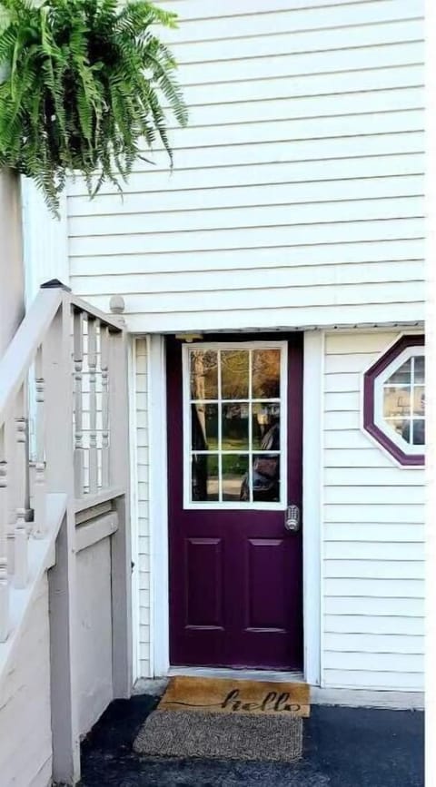 Private entrance with key code