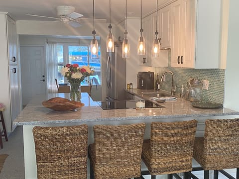 Kitchen view from living room