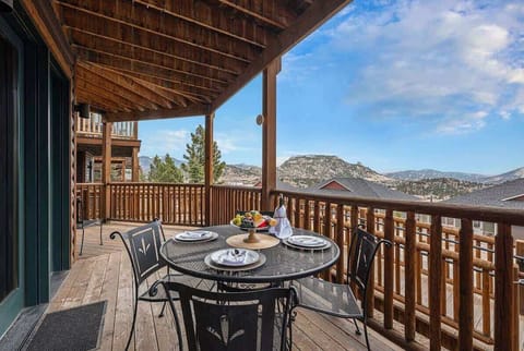 Enjoy the views from your private deck at Mt. Stratus.
