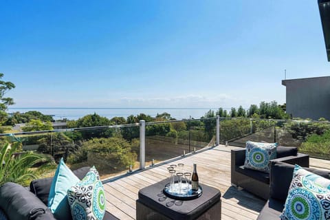 Views from the large upstairs deck