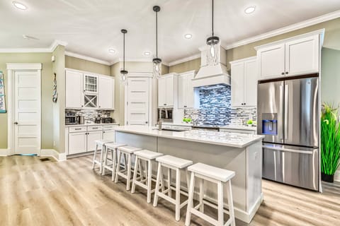 Spacious Kitchen with Island Seating