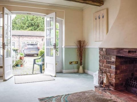 Lounge french doors to patio area