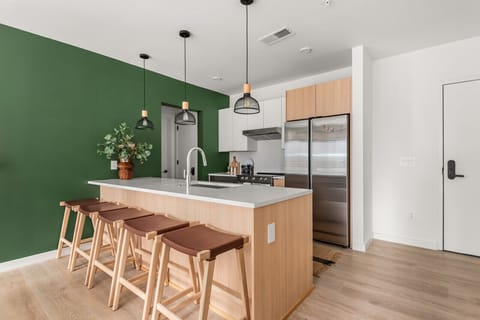 Open Kitchen stocked with basic cooking essentials