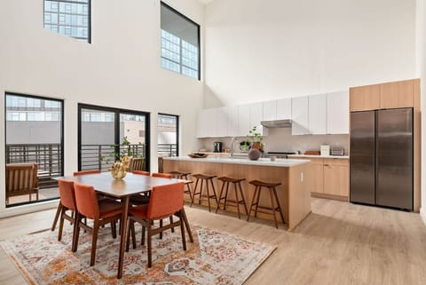 We provide coffee, tea, sugar, salt, pepper, olive oil and balsamic vinegar