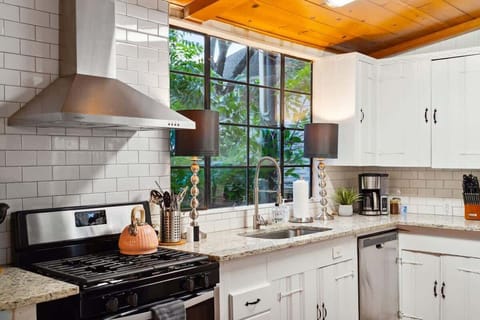 Enjoy a fully equipped kitchen for all your culinary desires.