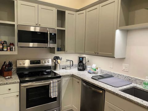 Modern kitchen with updated appliances
