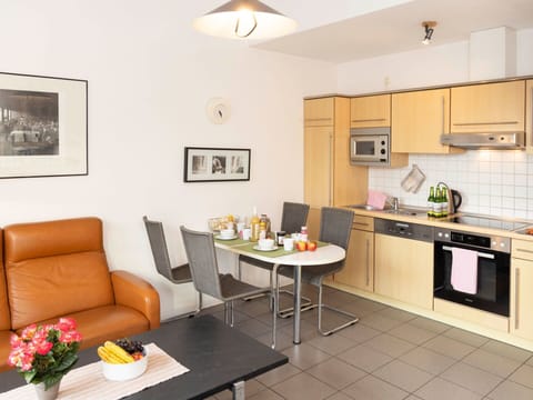 Furniture, Interior Design, Flooring, Floor, Table, Chair, Room, Apartment, Desk, Kitchen & Dining Room Table