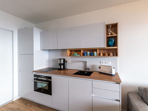 Cabinetry, Building, Countertop, Furniture, Kitchen Appliance, Kitchen Stove, Home Appliance, Wood, Kitchen, Interior Design