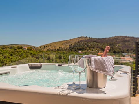 Sky, Water, Property, Azure, Plant, Outdoor Furniture, Leisure, Swimming Pool, Real Estate, Chair