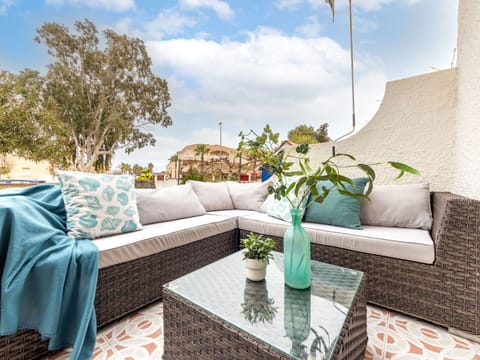 Cloud, Furniture, Couch, Sky, Property, Plant, Azure, Interior Design, Building, Outdoor Furniture