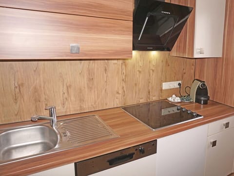 Brown, Kitchen Sink, Cabinetry, Countertop, Property, Tap, Sink, Building, Wood, Plumbing Fixture