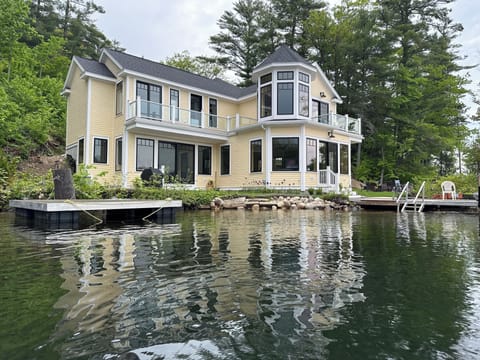 View From Lake with raft