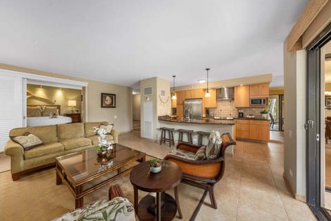 Your inviting living room with modern touches and tropical charm