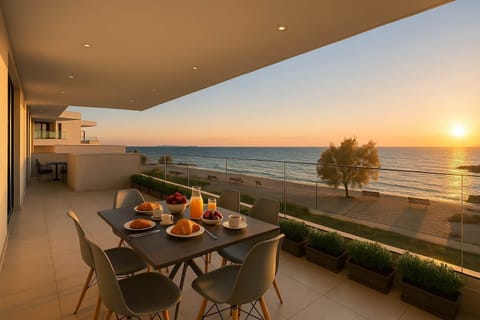 Private balcony of the house