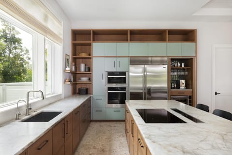 Modern kitchen with Miele appliances