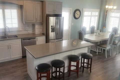 Large Kitchen.  Fully stocked with island to cook and entertain.