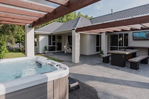 "Enjoy a soothing hot spa during your stay.  Please note usage is limited at 10PM out of respect for sleeping neighbours.
