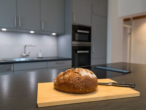 Food, Countertop, Property, Table, Tableware, Cabinetry, Kitchen Appliance, Ingredient, Kitchen Stove