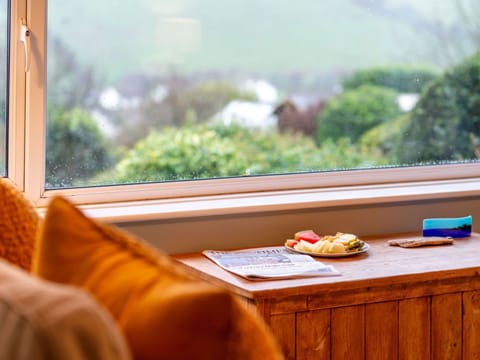 Window, Food, Tableware, Table, Wood, Orange, Comfort, Shade, Real Estate, Plant