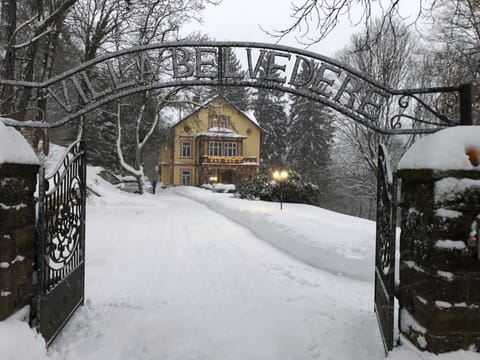Snow, Sky, Branch, Tree, House, Freezing, Building, Window, Cottage, Winter