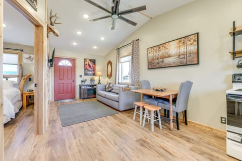 Living Room | Queen Sleeper Sofa | Smart TV | Electric Fireplace | Board Games