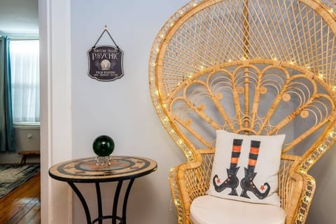 ❄️ Settle into cozy winter vibes in our charming Peacock Rattan Chair — the perfect spot to relax in style and enjoy the season’s crisp, festive atmosphere!