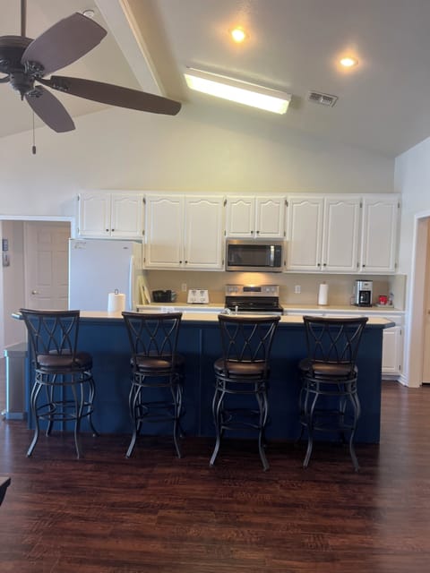 Island bar seating and kithcen