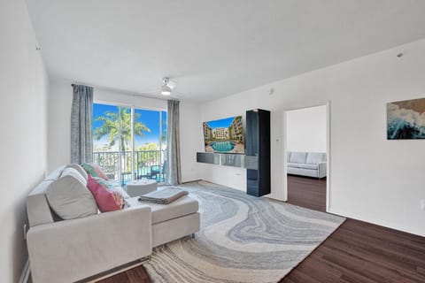 Living Room 
Couch opens into Queen size bed.