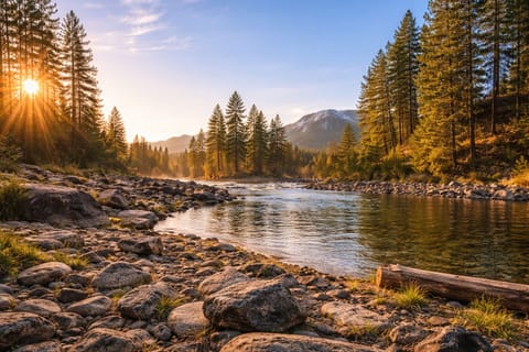 Sunset at the River