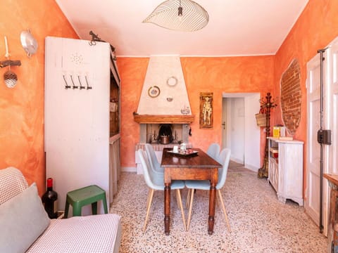 Furniture, Table, Orange, Chair, Interior Design, Lighting, Building, Drawer, Wood, Cabinetry