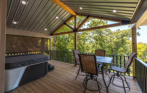 Back Deck - Hot Tub - Table