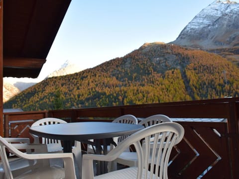 Sky, Table, Property, Furniture, Mountain, Nature, Wood, Outdoor Table, Chair, Outdoor Furniture