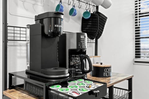 Coffee bar stocked for your arrival