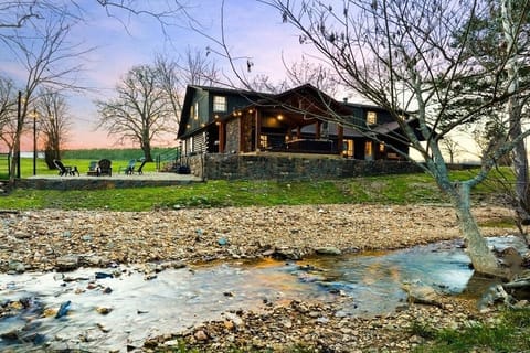 Great view of creek outside Creekside Ranch