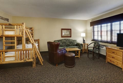 Enjoy a lodge-style suite with plenty of room to spread out.