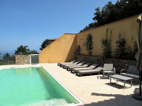 Water, Sky, Property, Plant, Building, Shade, Swimming Pool, Tree, Outdoor Furniture, Rectangle