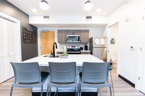 Enjoy the calming colors in the living room!