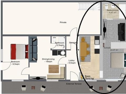 App4 1DZ + WZ Couch-terasse-see/berg Blick - Appartement Haus Starfach Apartment in Carinthia, Austria