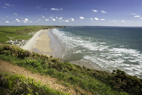 Long sandy beach at Newgale