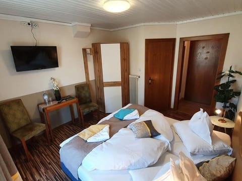 Kleines Doppelzimmer Alleeblick mit Balkon - Gästehaus Bärwald Bed and Breakfast in Spittal an der Drau